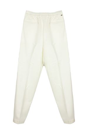 White virgin wool Baddy trousers BE ABLE | BADDYWFSBIANCO